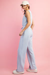 Soft Blue Luxury Jumpsuit