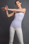 Square Neck Tank Top in Lavender Fog