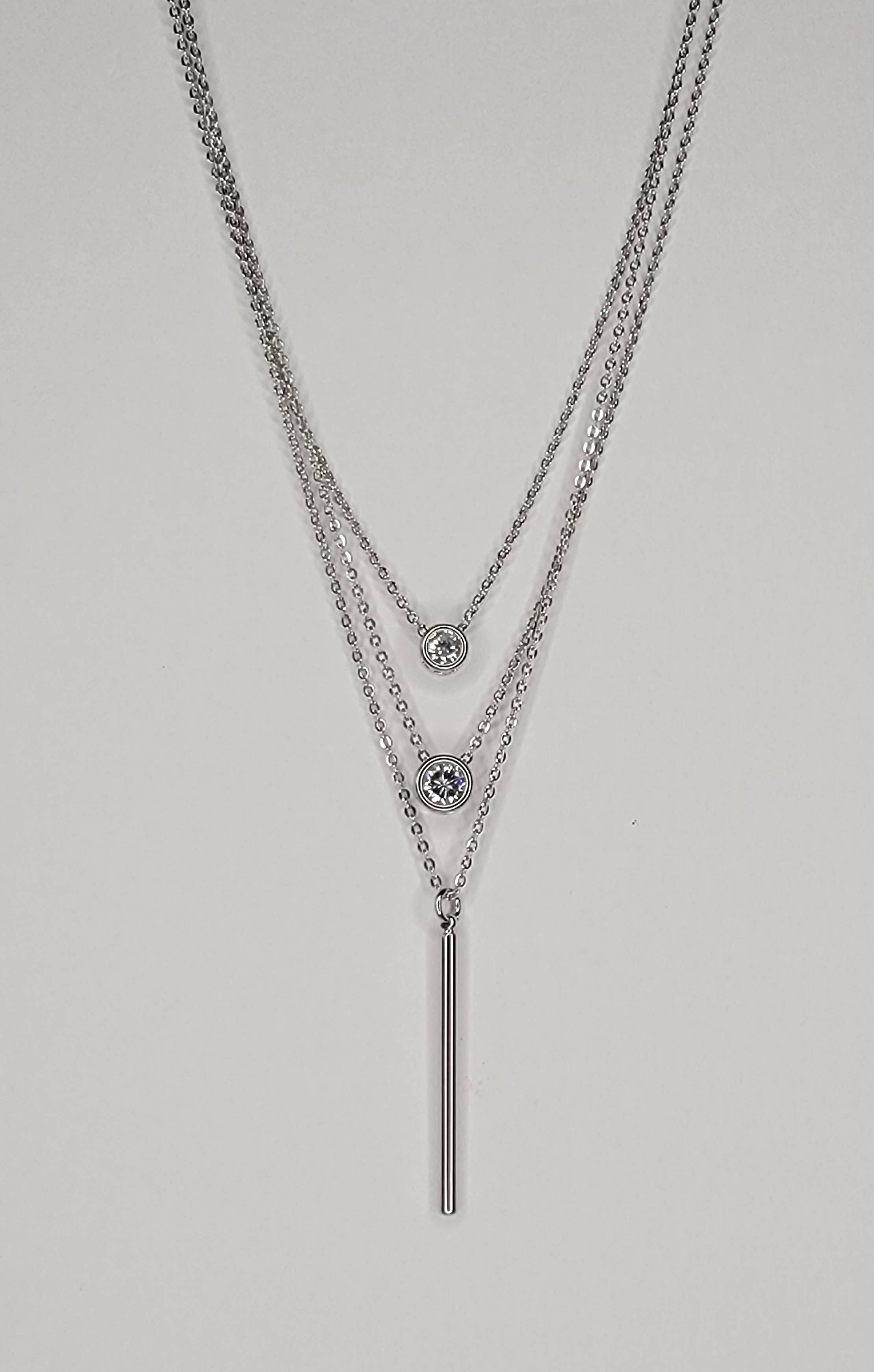 Triple Strand Necklace in Gold