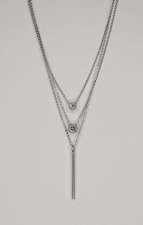 Triple Strand Necklace in Gold