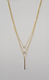 Triple Strand Necklace in Gold