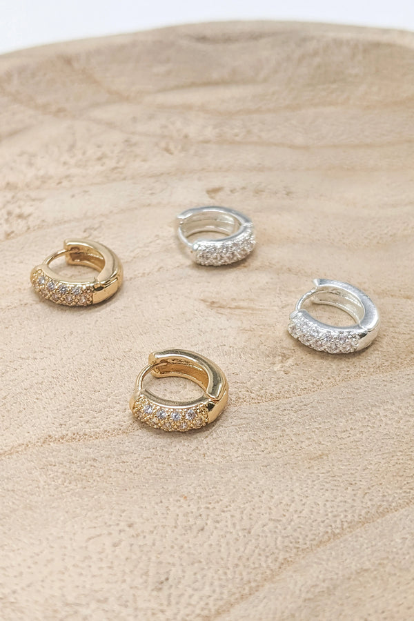 Beatrice Earrings in Silver