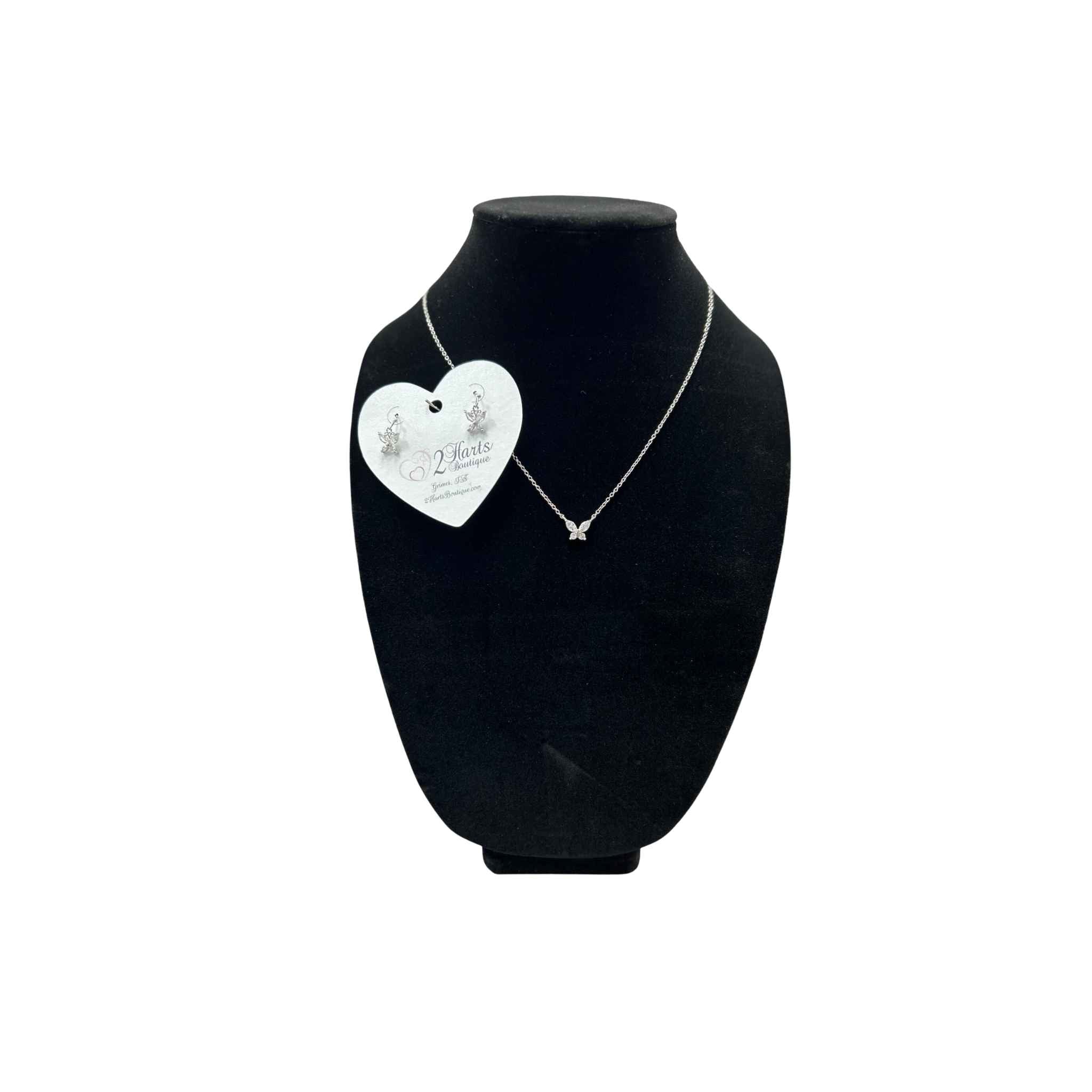 Butterfly Necklace and Earring Set