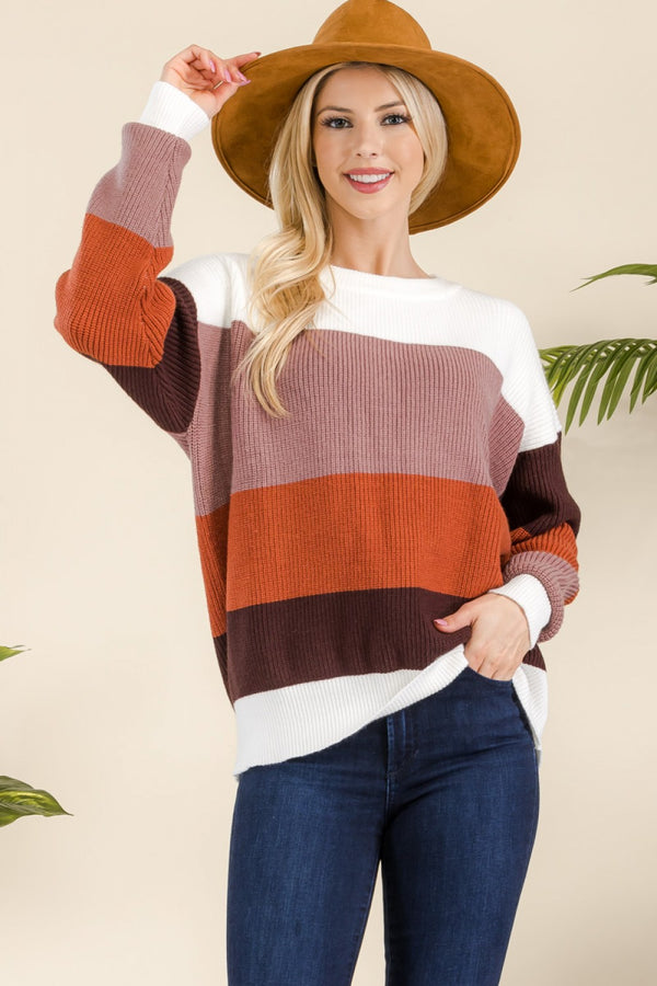 Terracotta Pullover Sweater