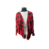 Emma Cocoon Cardigan - Buffalo Plaid
