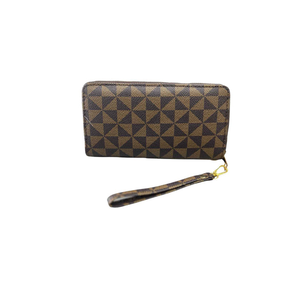 Geometric Zipper Wallet