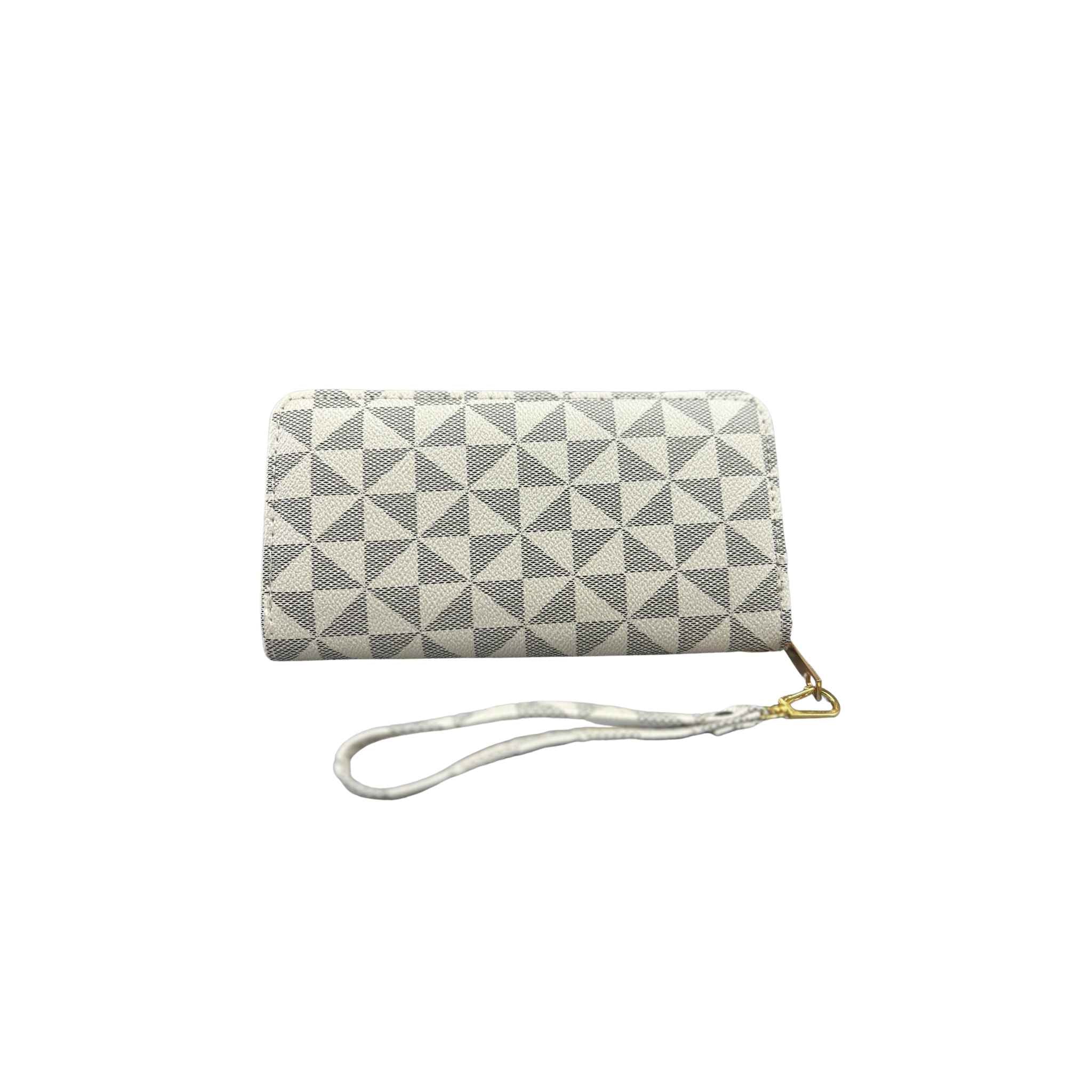 Geometric Zipper Wallet