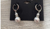 Silver Pearl & Crystal Earrings