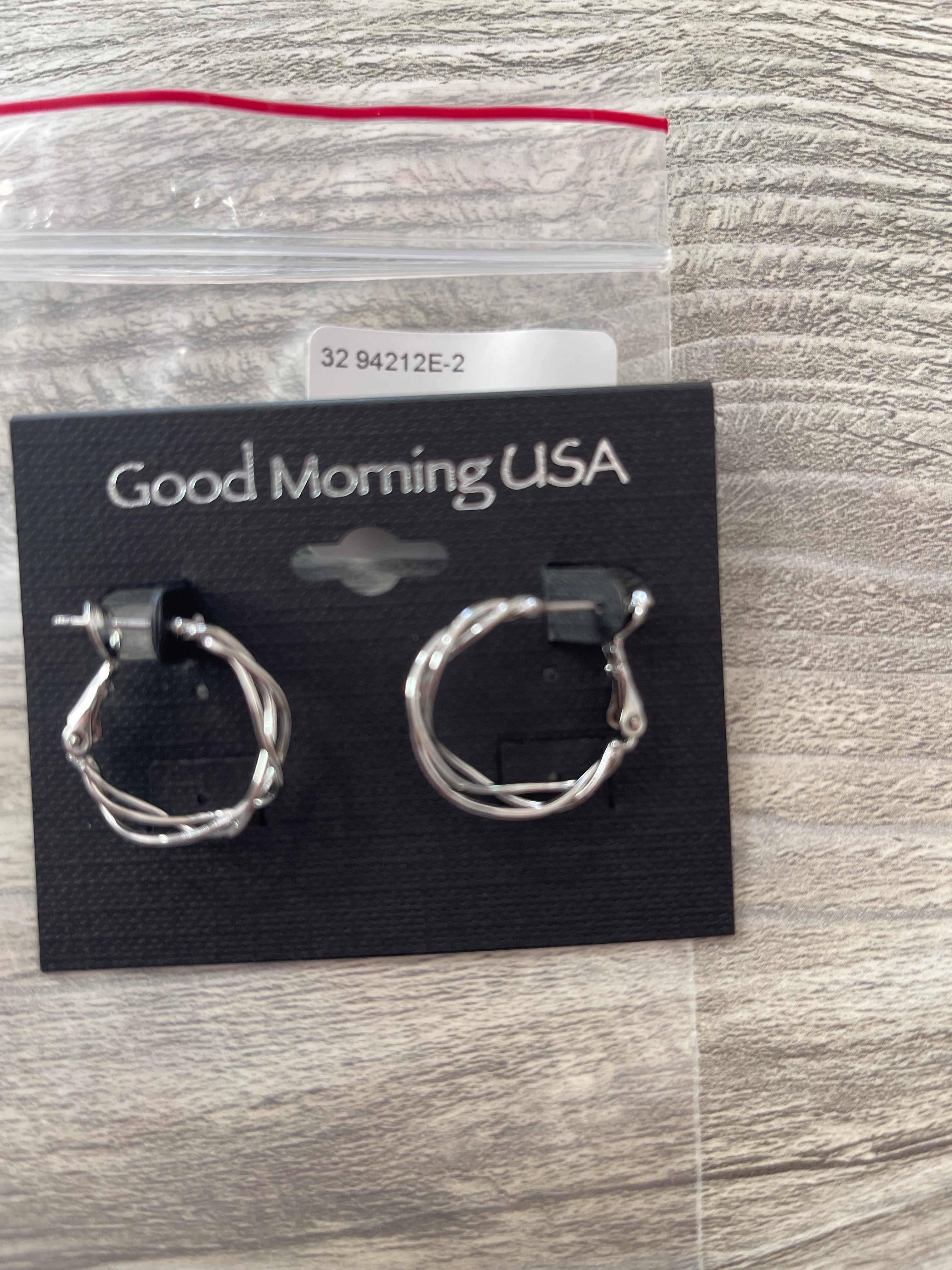 Silver Twist Earrings