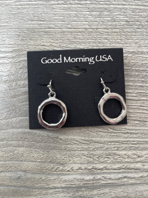 Silver Tear Drop Pendent & Earring Set