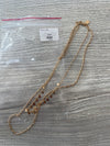 Double String Gold Necklace