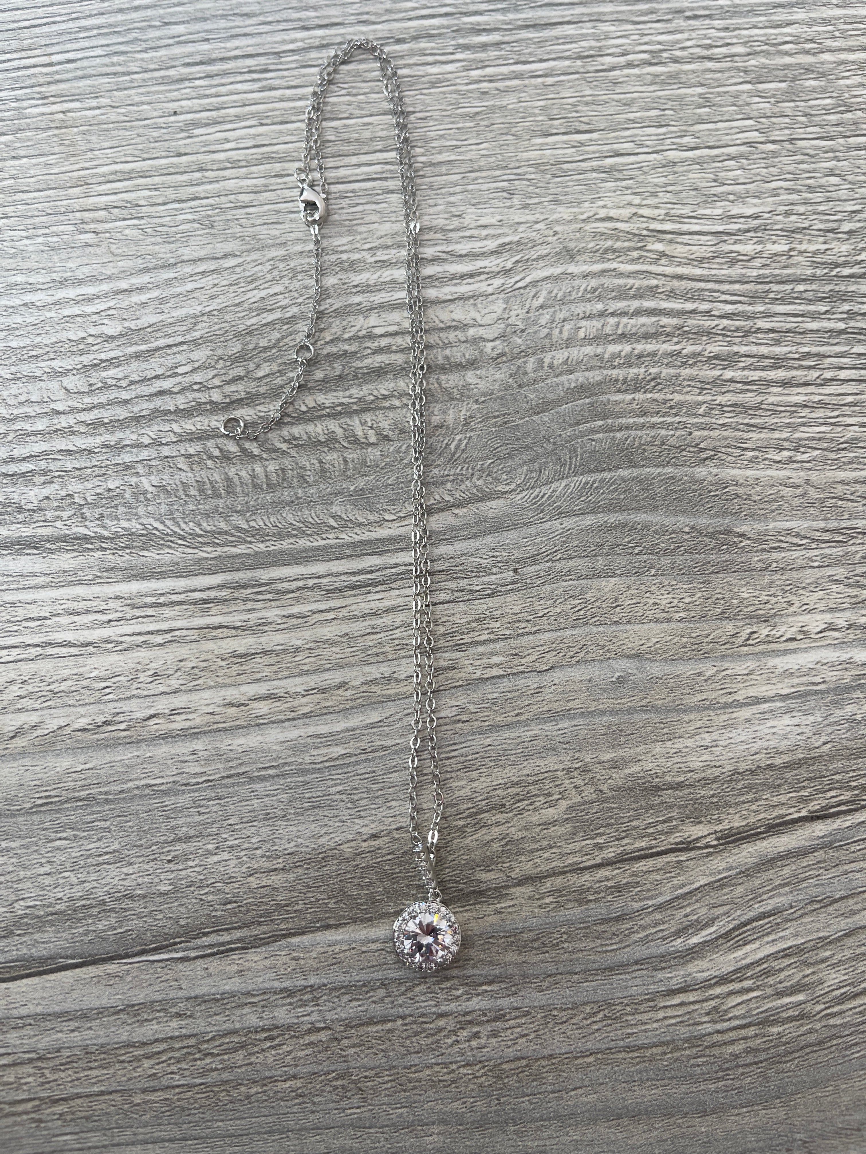 Silver & CZ Pendant