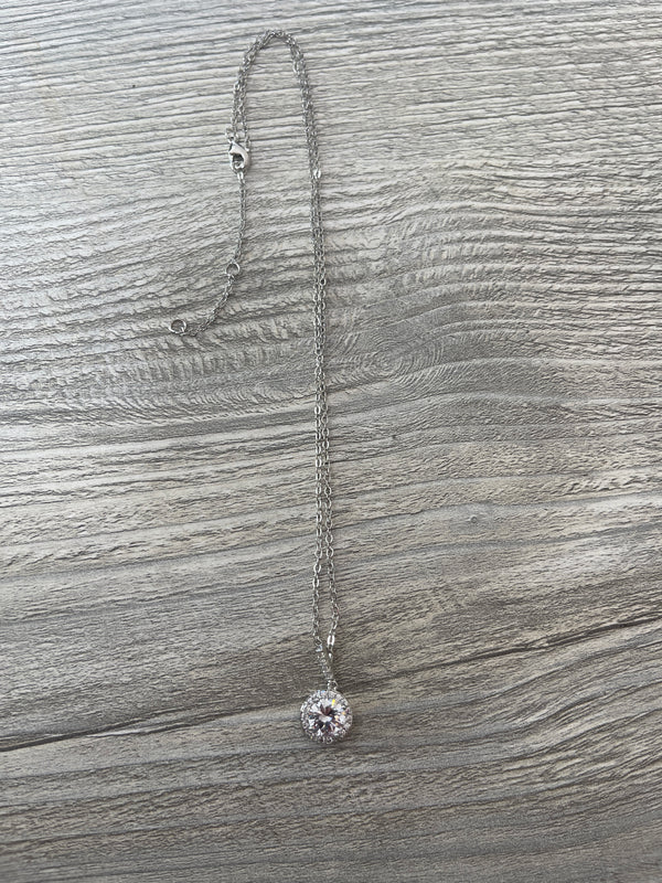 Silver & CZ Pendant