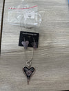 Silver & Purple Hearts Set