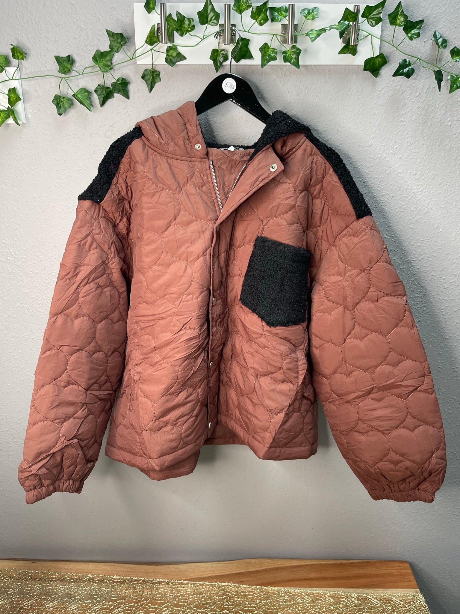 Espresso Quited Puffer Jacket