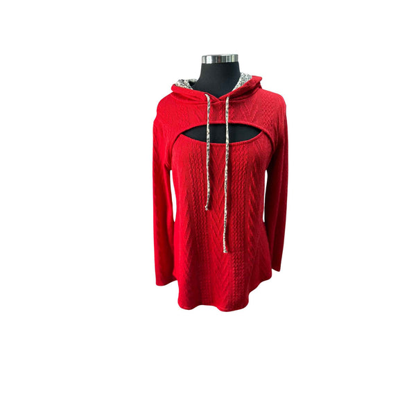 Long Sleeve Peekaboo Top