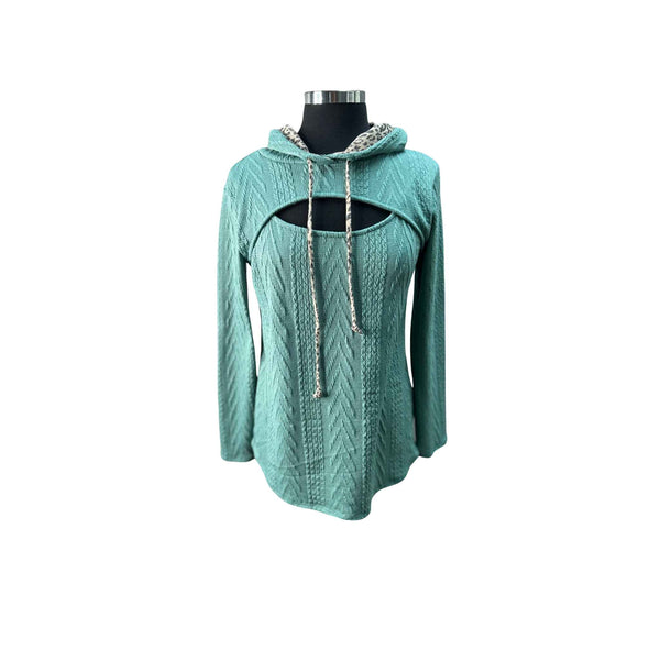 Long Sleeve Peekaboo Top