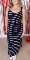 MM Reagan Ribbed Midi Dress