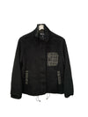 Cozy Chic Black Long Sleeve Sherpa Woven Jacket
