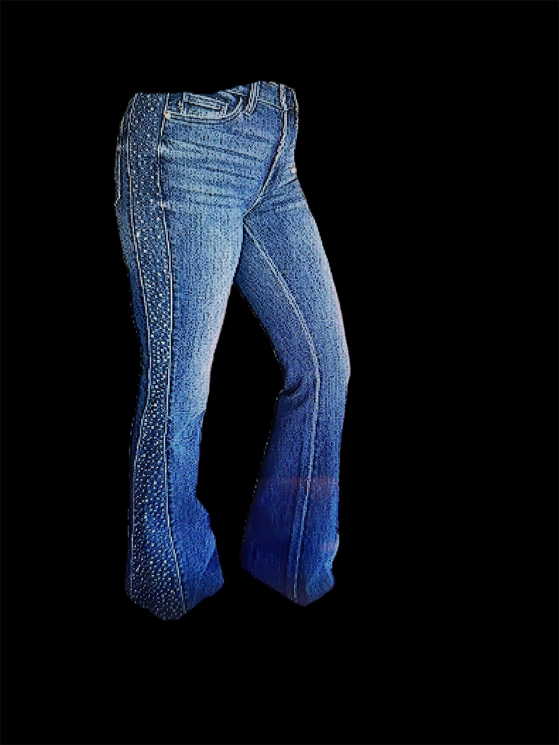 JB Rhinestone Side Panel Flare