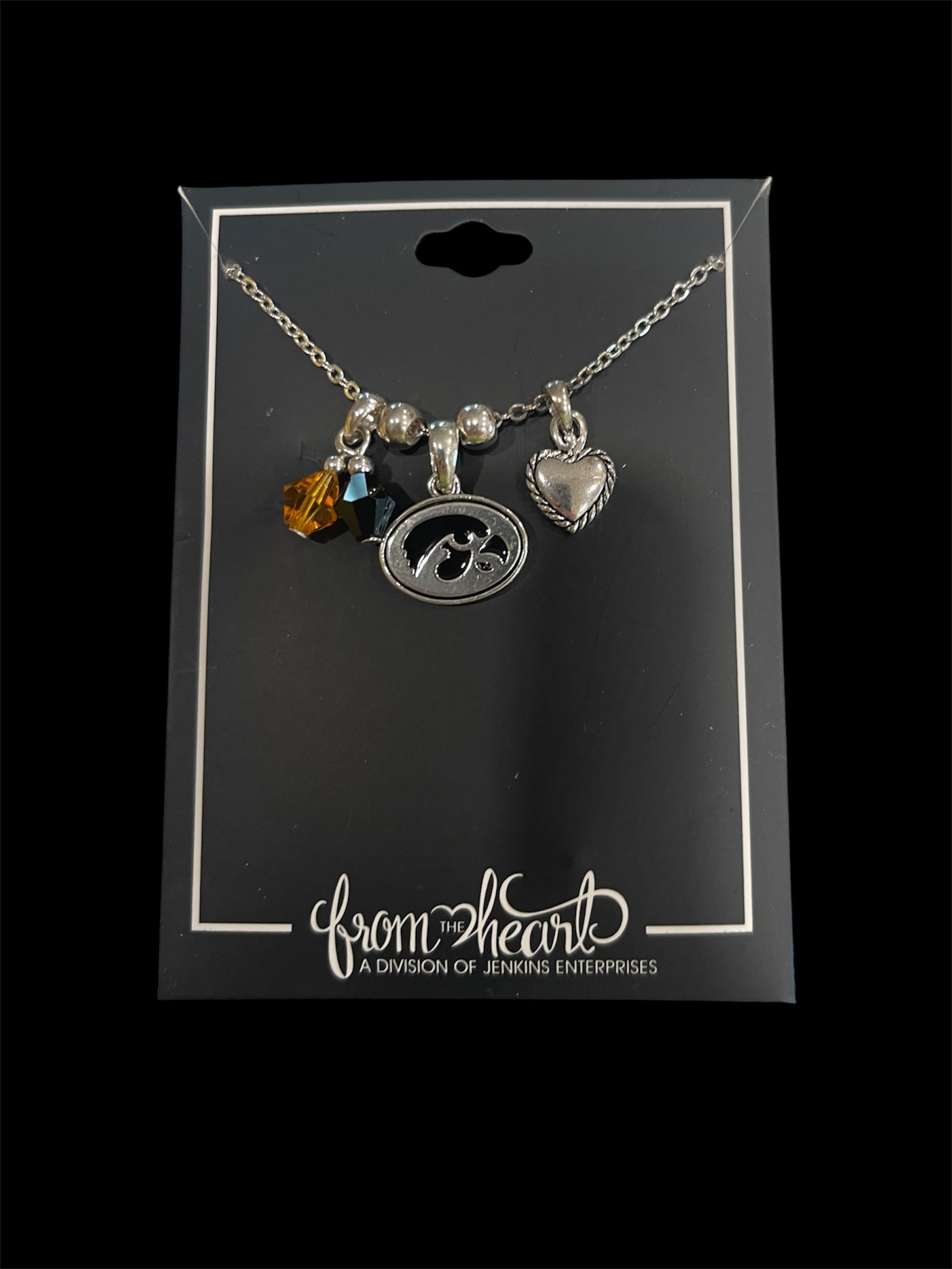 Iowa Hawkeyes Wire Necklace