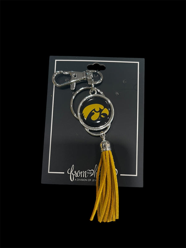 Iowa Hawkeyes Key Chain/Bag Charm