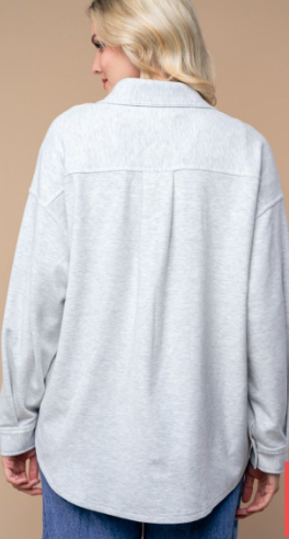 Heather White Shacket