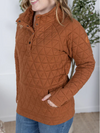 MM Geometric Pullover in Rust