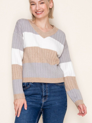 Heather Gray V-Neck Pullover