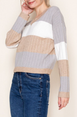 Heather Gray V-Neck Pullover