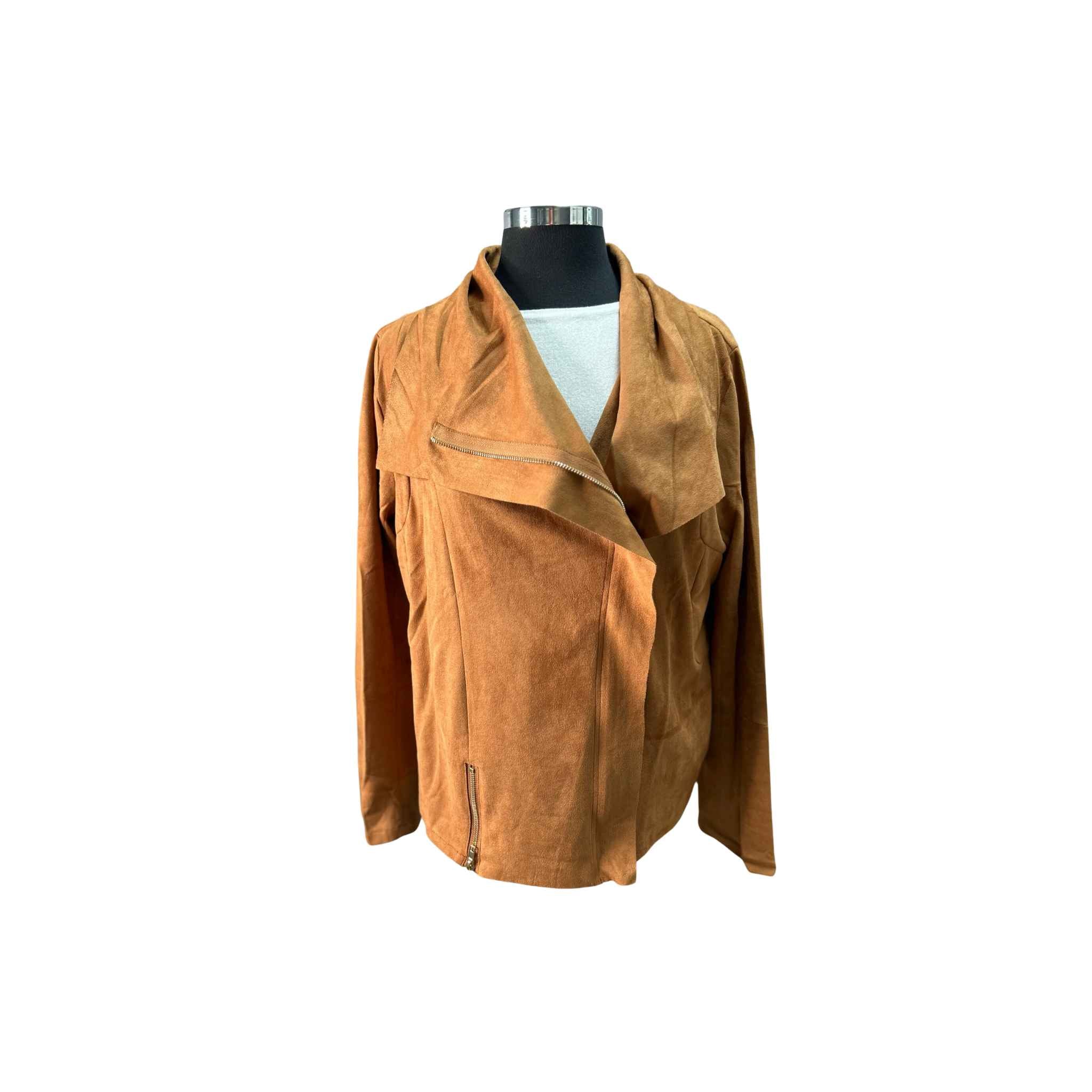 Soft Suede Moto Jacket