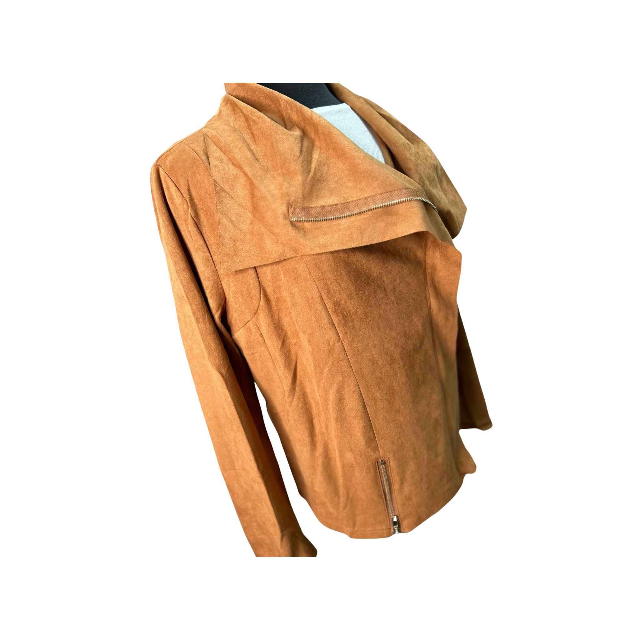 Soft Suede Moto Jacket