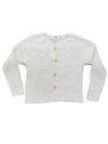 Back Buttoned Pullover in Ivory