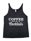 Coffee Sleeveless Tank in Charcoal