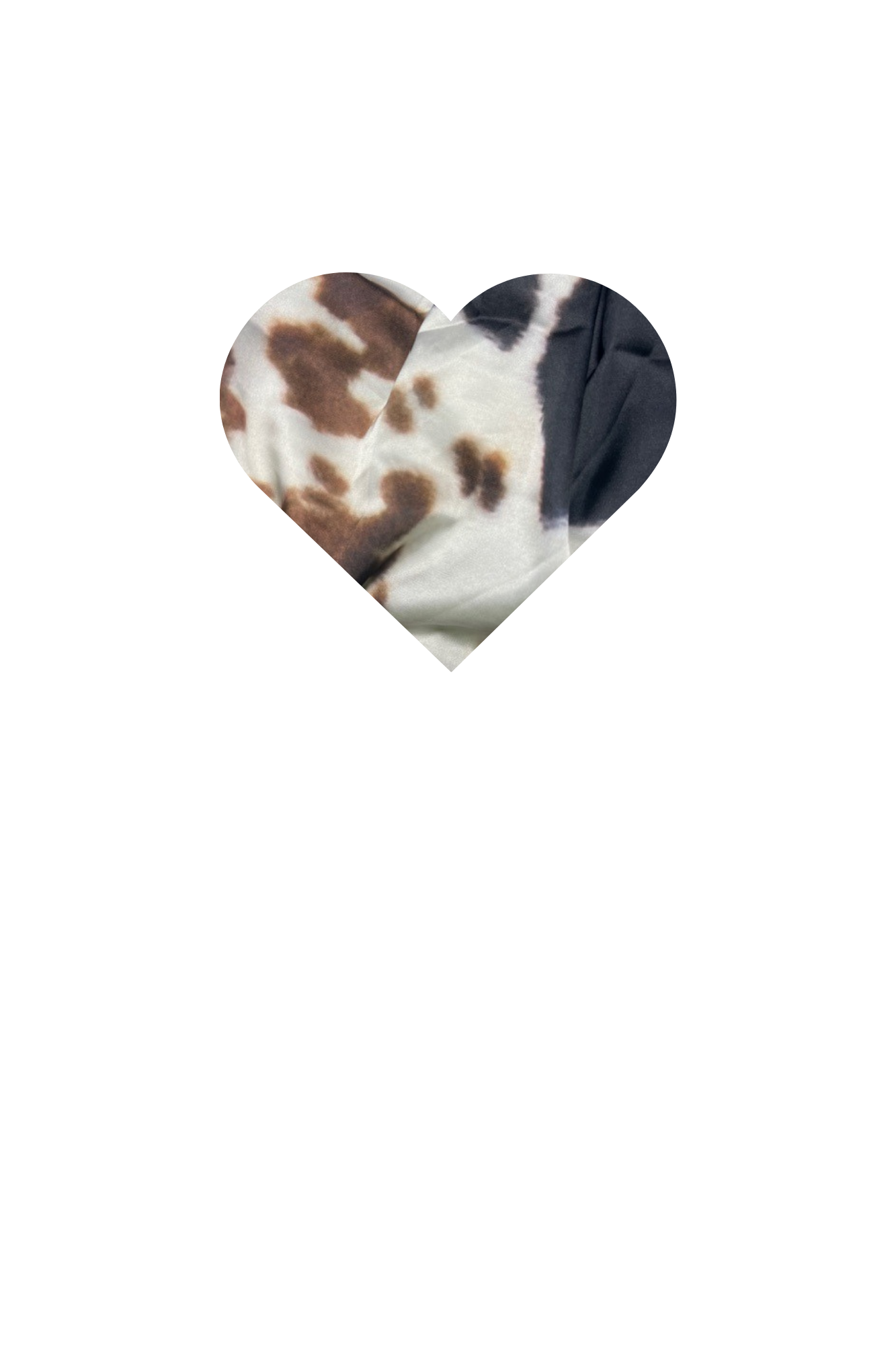 Brown Cow Print Wild Rags