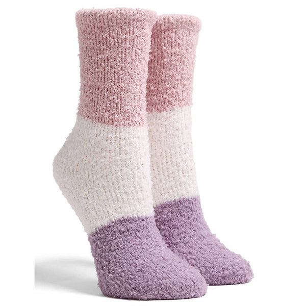 Luxury Socks in Pink/White/Purple