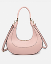 Clara Crescent Convertible Bag in Lt Pink