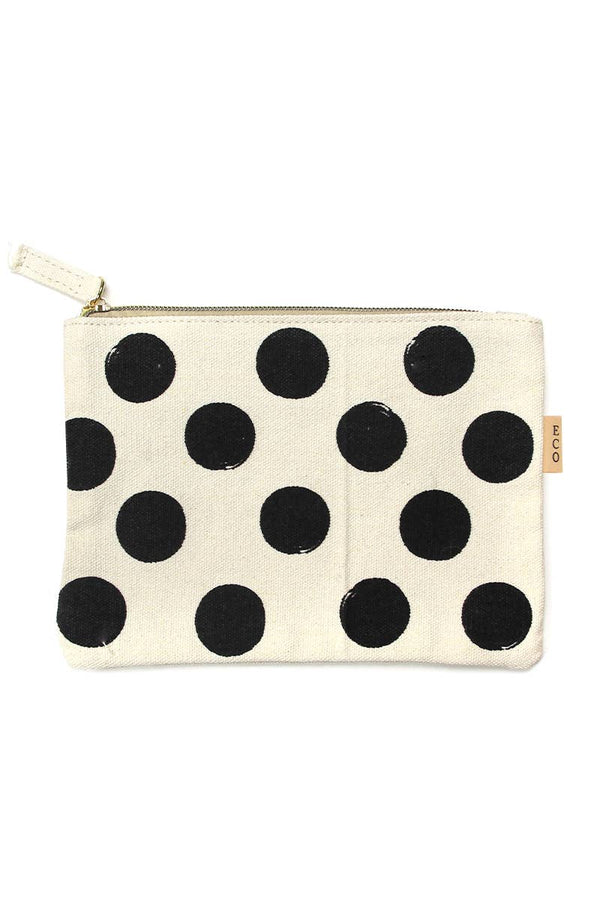 Multi Lettering Cotton Canvas Eco Pouch Bags: One Size / PCH026