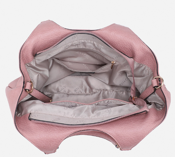 Kay Studded Hobo Bag in Mauve