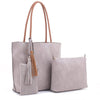 Amanda Tote in Light Grey