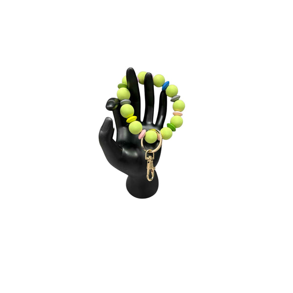 Beaded Keychain Bracelet