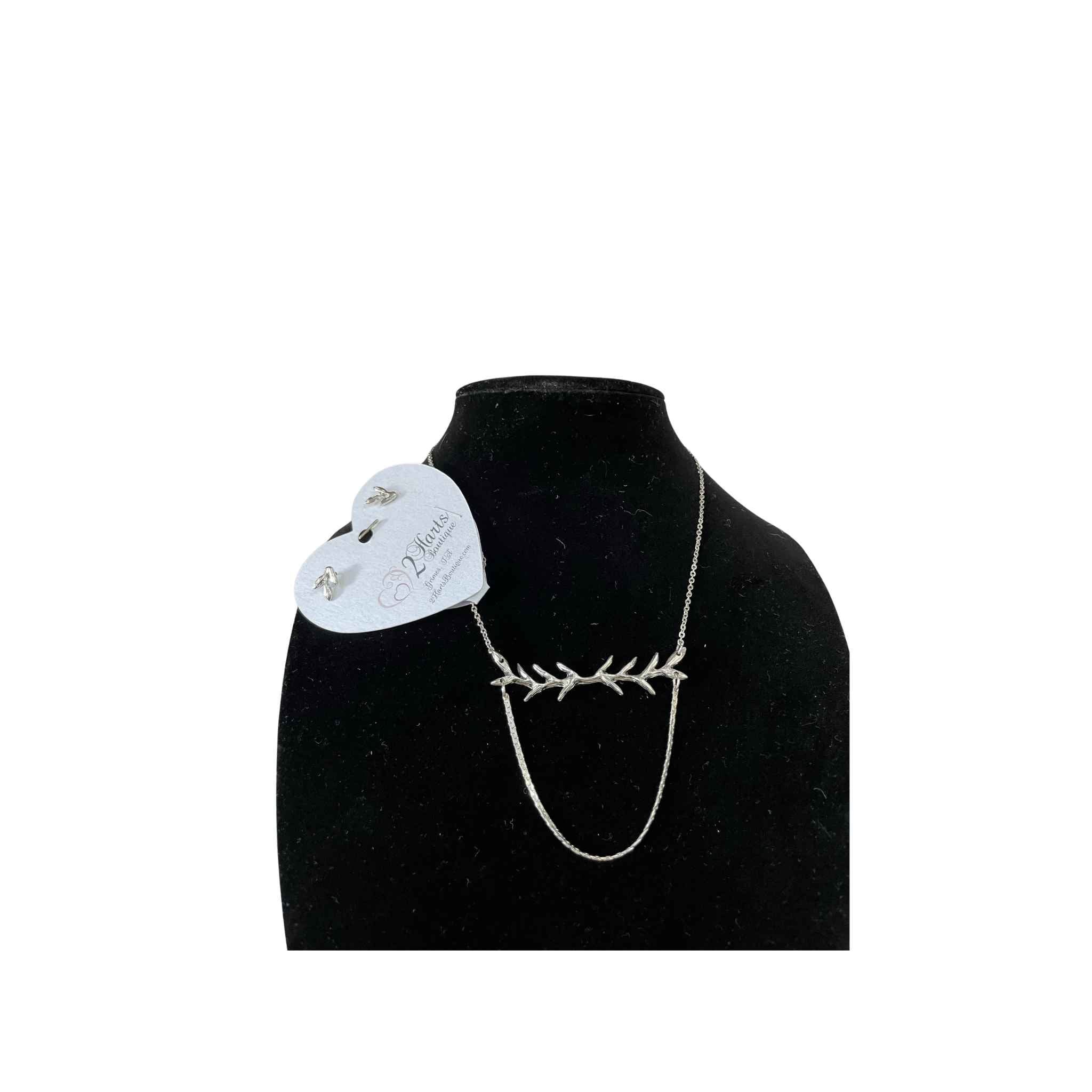 Branch Necklace And Earring Set