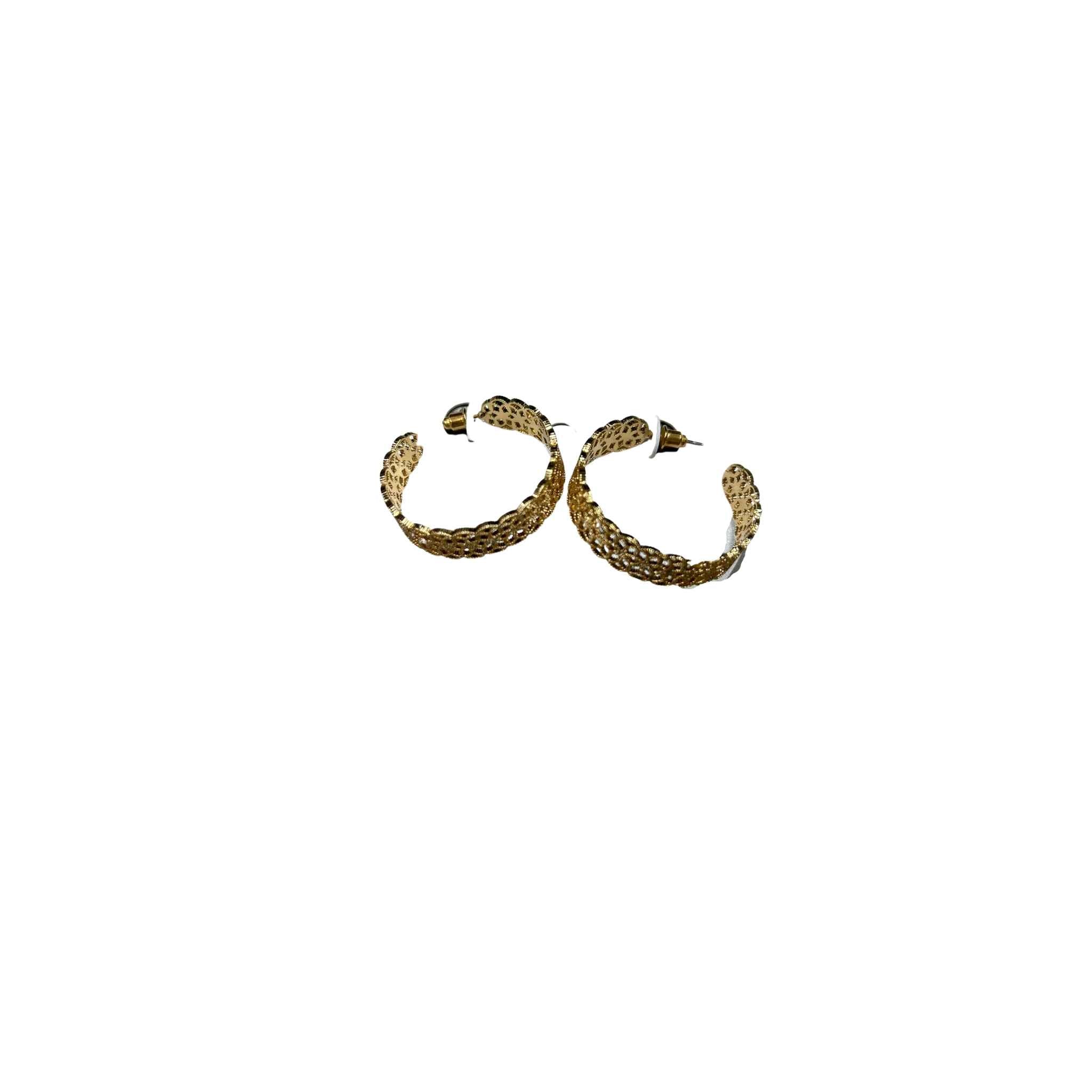 Coiled Hoop Earrings