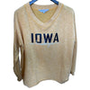 Collegiate V-Neck Long Sleeve Tops