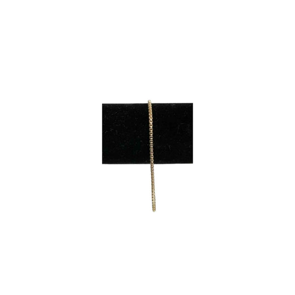 Dainty Gold Chain Bracelet (8in +)