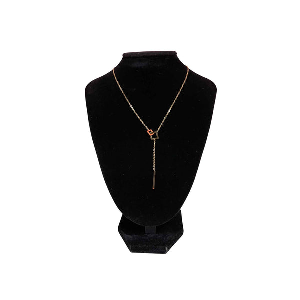 Drop Square Necklace