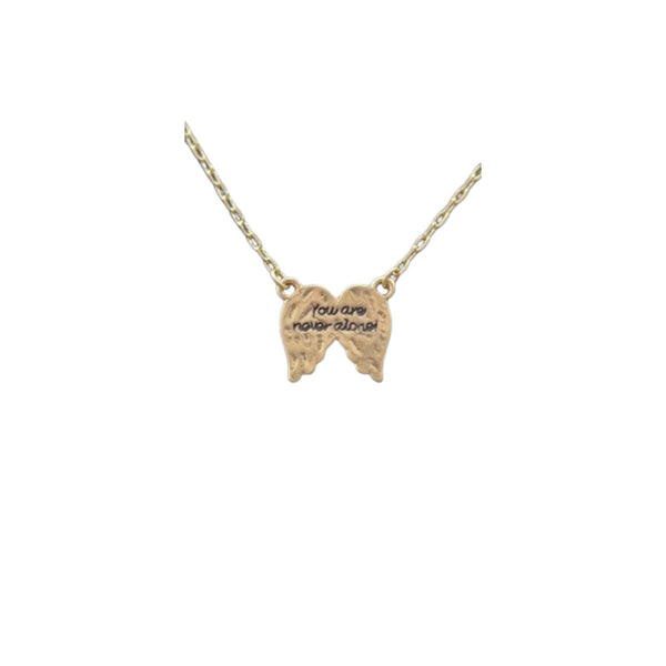 Gold Angel Wings Necklace