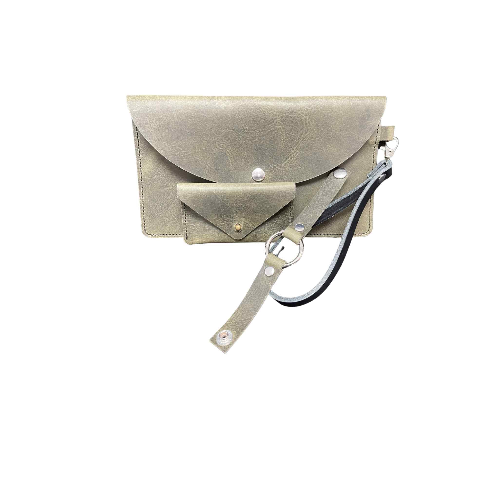 Handmade Leather Clutch Set