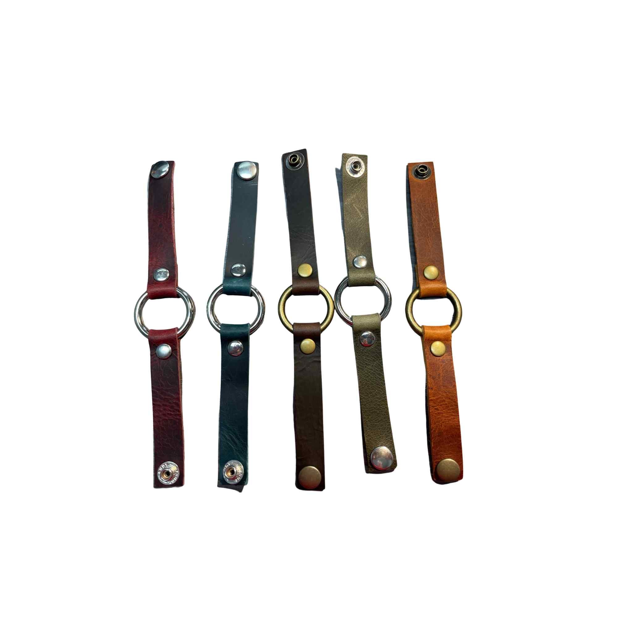 Handmade Leather Ring Bracelet