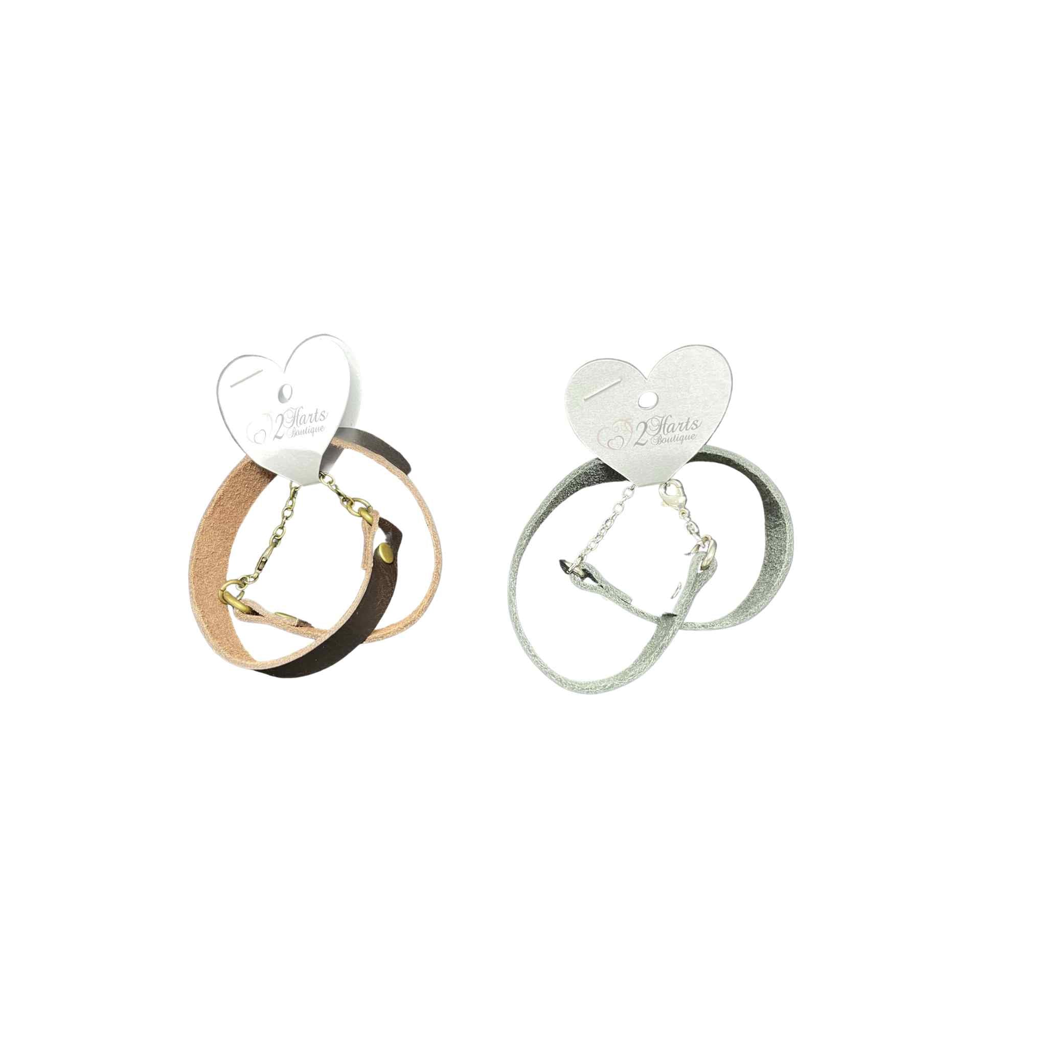 Handmade Leather Wrap Bracelet